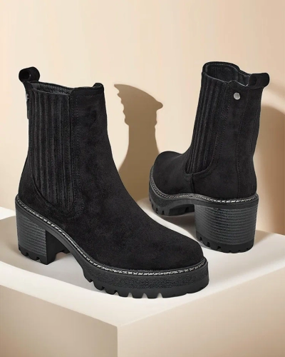 Royalfashion Eco-suede ženski čizmi na postu od Segiag