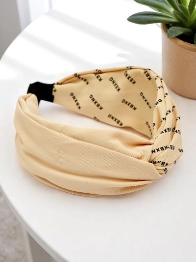 Royalfashion Naglavni trak s pletenimi vzorci Laras