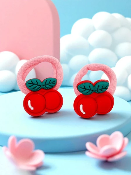 Royalfashion Elastike za lase z motivom sadja Fruity Bloom