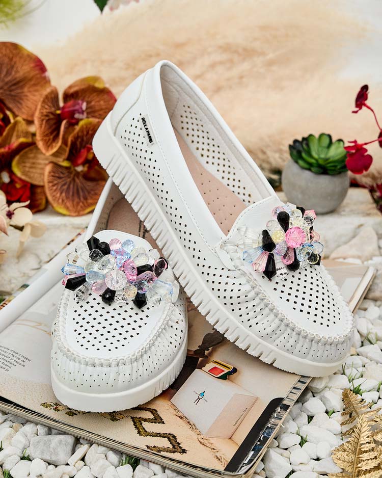 Royalfashion Women's beaded openwork mokasini Nasfali