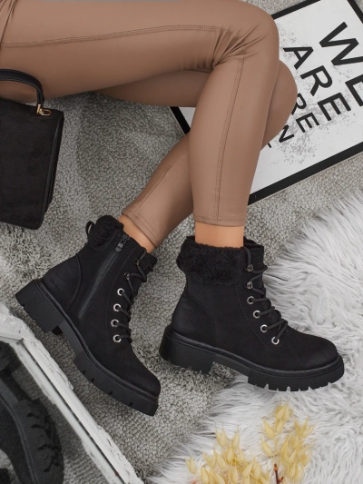 Ženski gležnarji s krznom Tessara