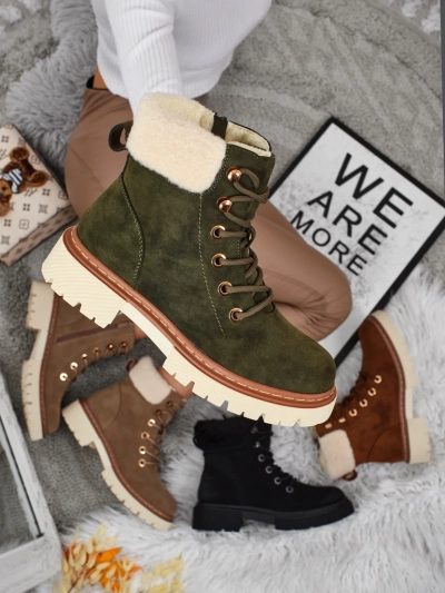 Ženski gležnarji s krznom Tessara