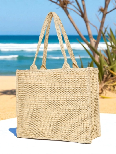 Royalfashion Velika ženska torba iz slame Ariadne Raffia