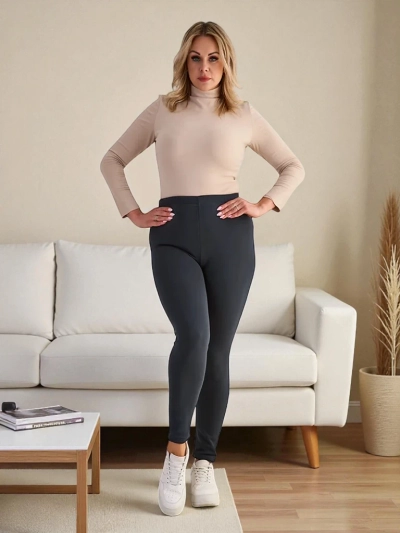 Royalfashion Ženske izolirane hlače tregings PLUS SIZE