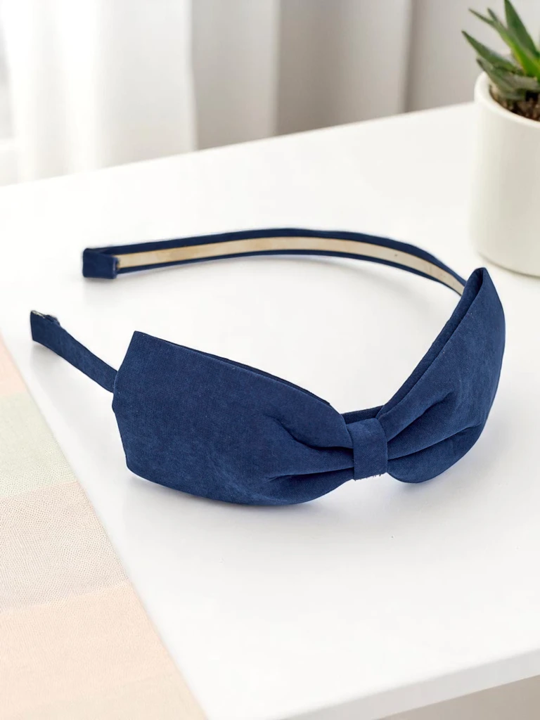 Royalfashion Naglavni trak s pentljo Lila