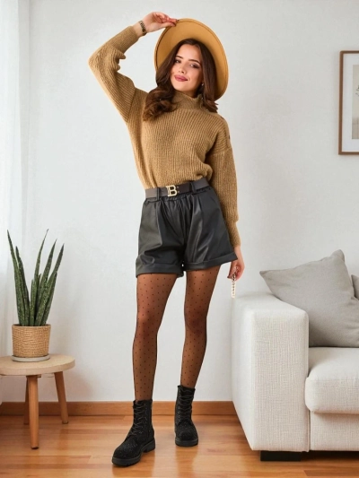 Džemper za ženske Royalfashion s turtleneckom