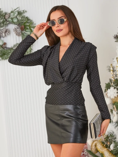 Royalfashion Blúzka pre ženy s žirkónmi