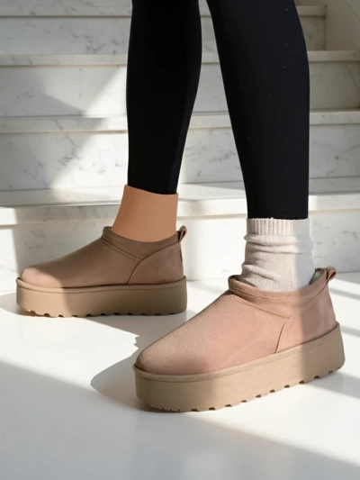 Royalfashion Ženski kratki škornji a'la snežni škornji Ozozi