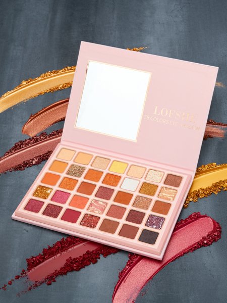 Dekliška paleta senčil Magic 35 senčil z bleščicami in mat zaključkom Golden Chocolate Fudge