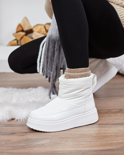 Royalfashion White Maderta ženski škornji