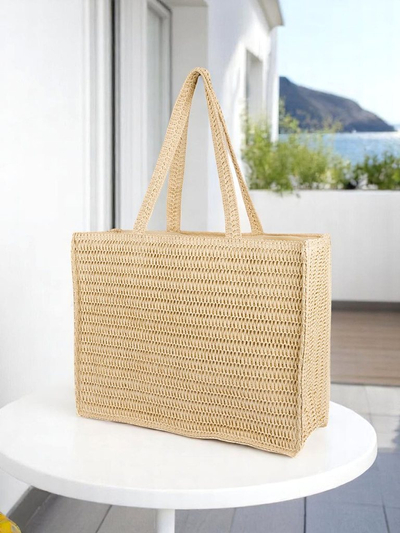 Royalfashion Velika ženska torba iz slame Paris Milano Velika