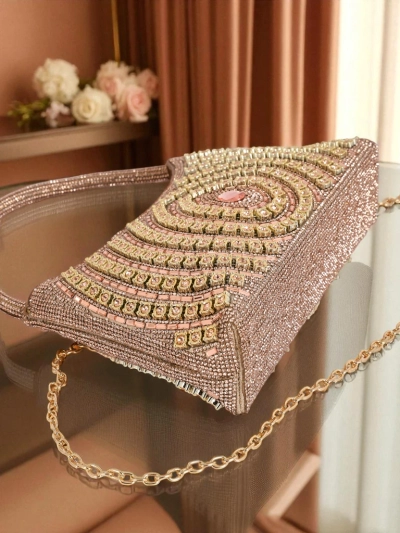 Royalfashion Ženska ročna torbica s cirkoni Sova Glint