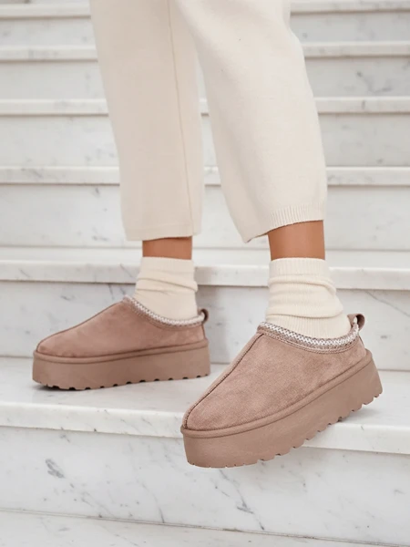 Royalfashion Ženski kratki škornji Zommy a'la snow boots