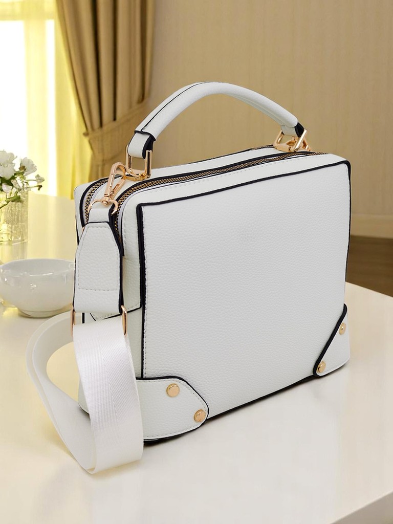 Royalfashion Majhna kvadratna torbica iz eko usnja Mila Box