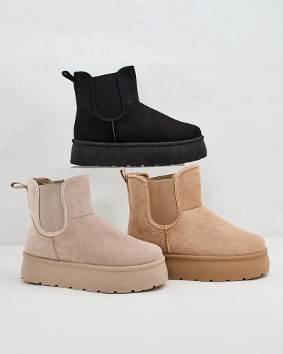 Royalfashion Ženski kratki škornji Nomas a'la snow boots
