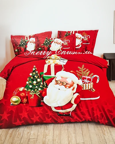 Royalfashion Božićno posteljno rublje 160x200 set 3-DIO
