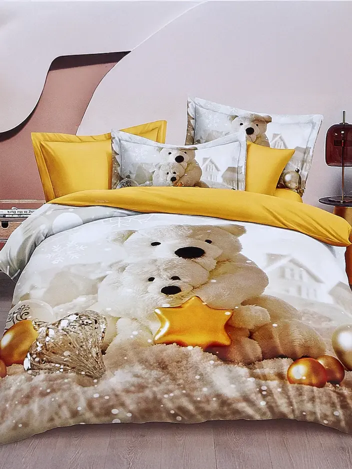 Royalfashion božični posteljnina 160x200 set 3-delni