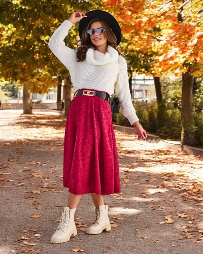 Royalfashion Ženski midi suknja