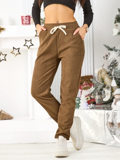 Royalfashion Topli ženski veliki veličine slatke pantalone
