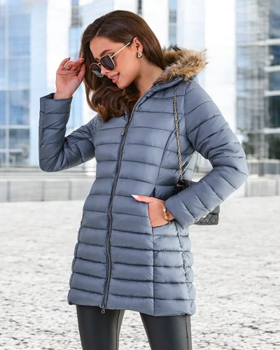 Royalfashion Ženska prošivena zimska jakna