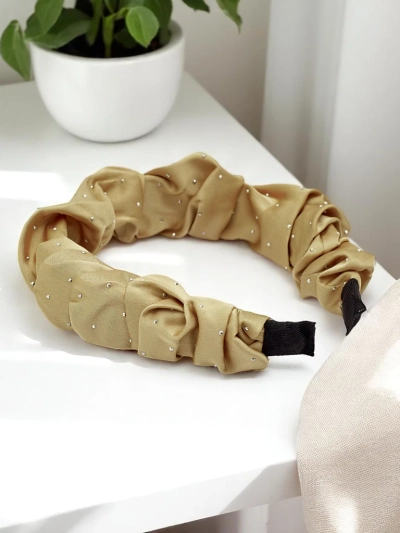 Royalfashion Saten naglavni trak Bianca