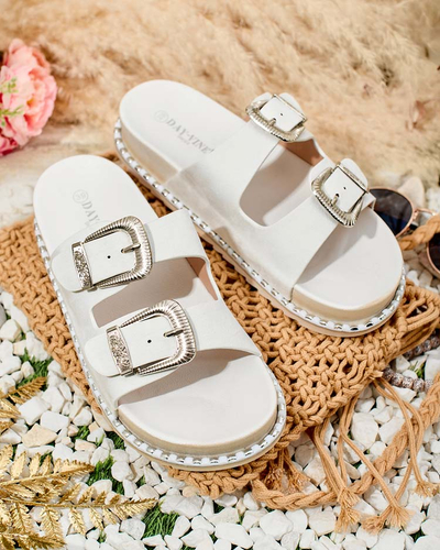 Royalfashion Ženske japonke z ravnim podplatom Rolii