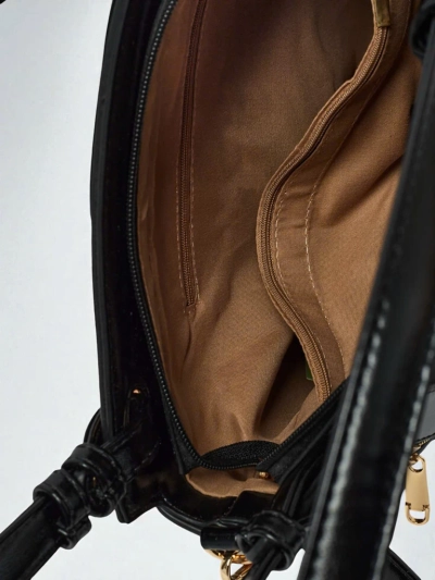 Ženska shopper torba iz eko usnja Silent Raven