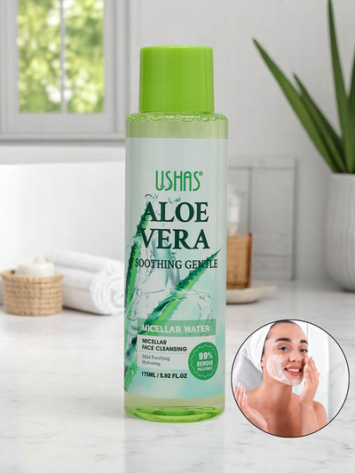 Pomirjujoča in vlažilna micelarna voda za odstranjevanje ličil z aloe vero
