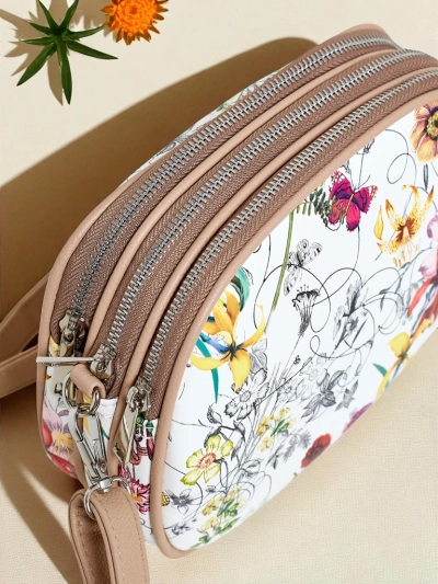 Royalfashion Majhna ženska torbica iz ekološkega usnja Floriana