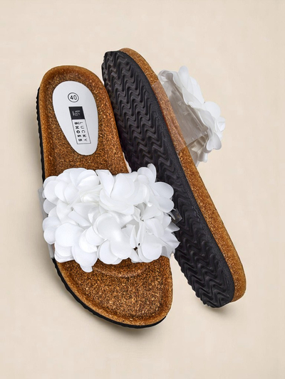 Royalfashion Ženski natikači s cvetlicami Flora Soft