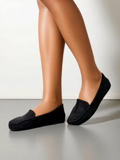 Royalfashion Ženske mokasine s kristali Ezuess