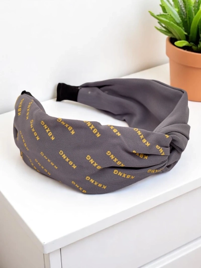 Royalfashion Pleten naglavni trak z vzorcem Laras