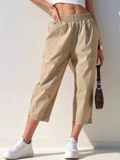 Royalfashion Ženske ravne hlače Material 7/8