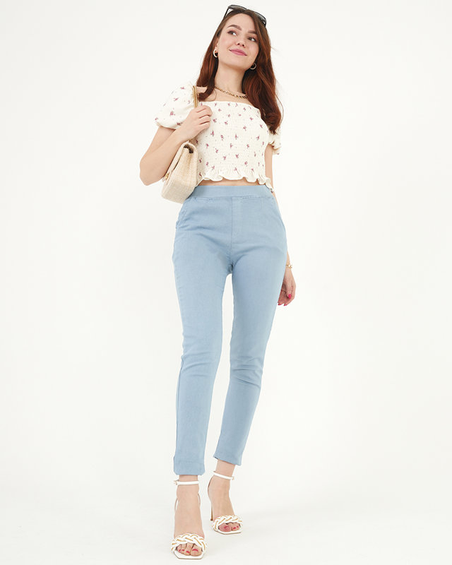 Royalfashion Niebieskie tregginsy damskie