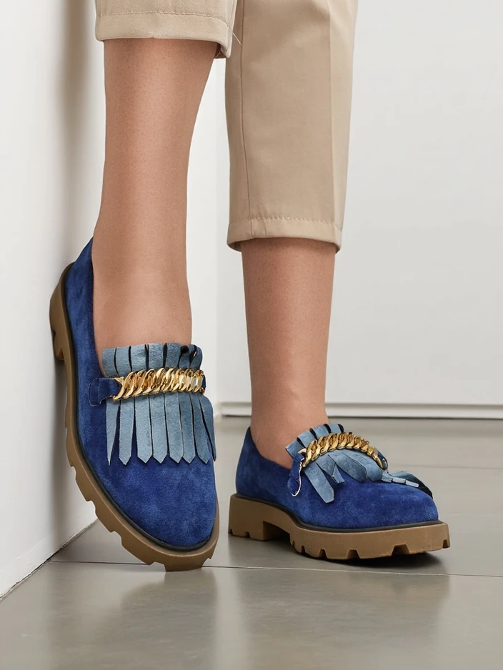 Royalfashion Ženski mokasini iz ekološke suede Mare Nostrum