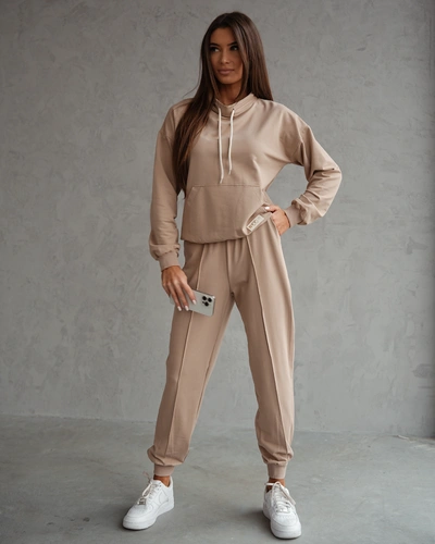 Royalfashion Ženski bombažni sproščeni komplet