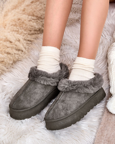 Royalfashion Ženski kratki škornji a'la snežni škornji Kapfiee