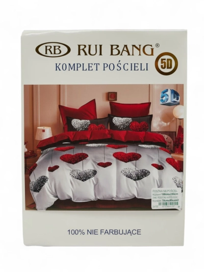 Royalfashion Posteljnina z vzorcem 180x200 komplet 3 DELI