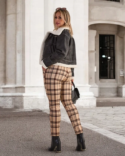 Royalfashion Segrete ženske hlače tegging PLUS SIZE