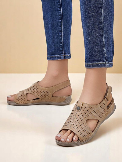 Royalfashion Ženske sandale z odprtimi vzorci Leminni