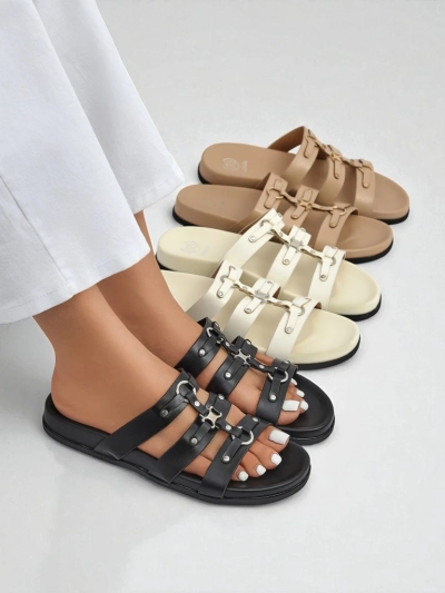 Royalfashion Ženski natikači v rimskem slogu Roma