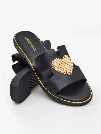 Royalfashion Ženske slip-on s srcem Zlato srce