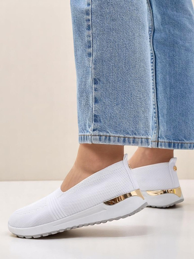 Royalfashion Ženske tkaninske slip-on čevlje Perfeti