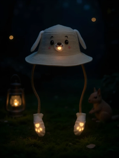 Royalfashion Otroški slamnik Glow Puppy Hat