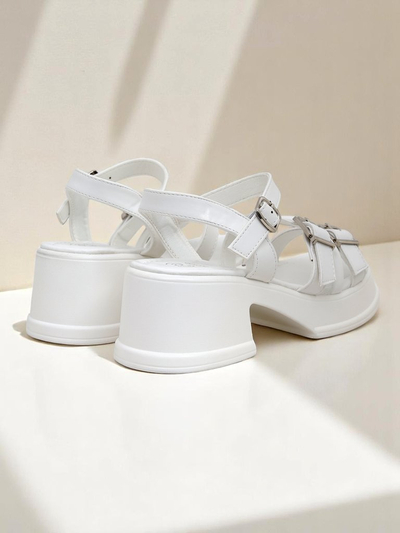 Royalfashion Ženski sandali z nizko blok peto Otteze