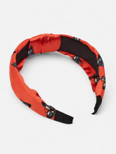 Royalfashion Naglavni trak za lase karirast z metulji Butterfly Weave