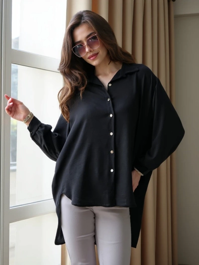 Royalfashion Dolga ženska oversized srajca