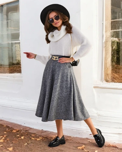 Royalfashion Ženska midi krila