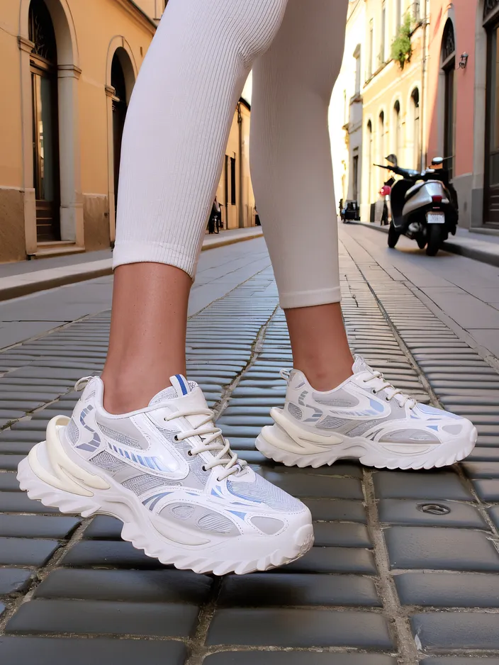 Royalfashion Ženski lakirani superge Leysi