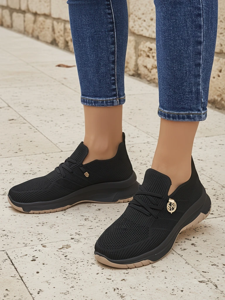 Royalfashion slip-on ženski športni copati iz tkanine Teletta